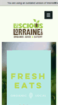 Mobile Screenshot of lusciouslorraines.com